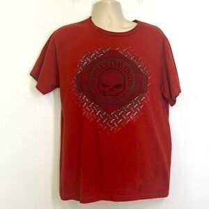 Harley Davidson - 2021 Skeleton Gator Leesburg Florida Harley T Shirt Size Large